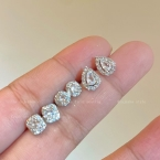 Set Aros Pasantes Geométricos con Halo de Circones E6807