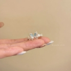 Anillo Mariposa Cristal Celeste con Circonias J1153