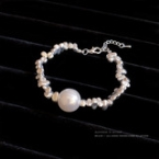 Pulsera de Perlas Barrocas con Perla Central S284