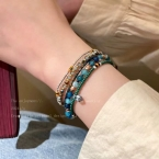 Set de Pulseras Multicapa Boho con Cuentas y Mostacillas S819